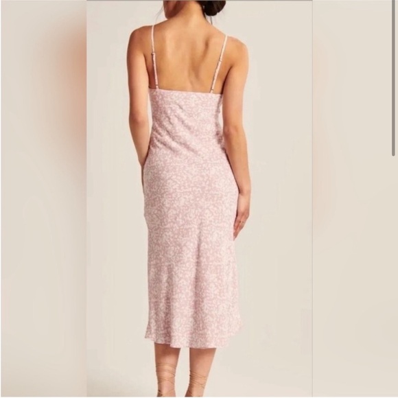 Abercrombie Baby Blue Slip Dress with Front Knot - Picture 3 of 8